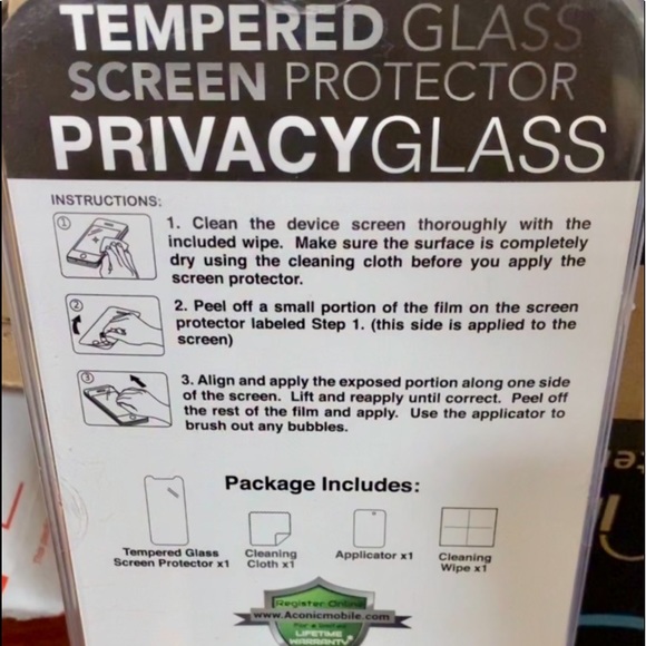 Privacy Screen Protector (For iPhone 11 Pro/Xs/X) - Picture 2 of 2